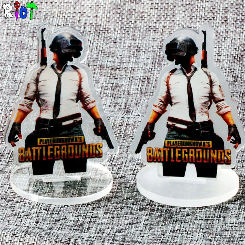 

Playerunknown's Battlegrounds Figure Acrylic PUBG Design Model Chicken Dinner Charms Fans Woman Gift Transparent DIY Decoration