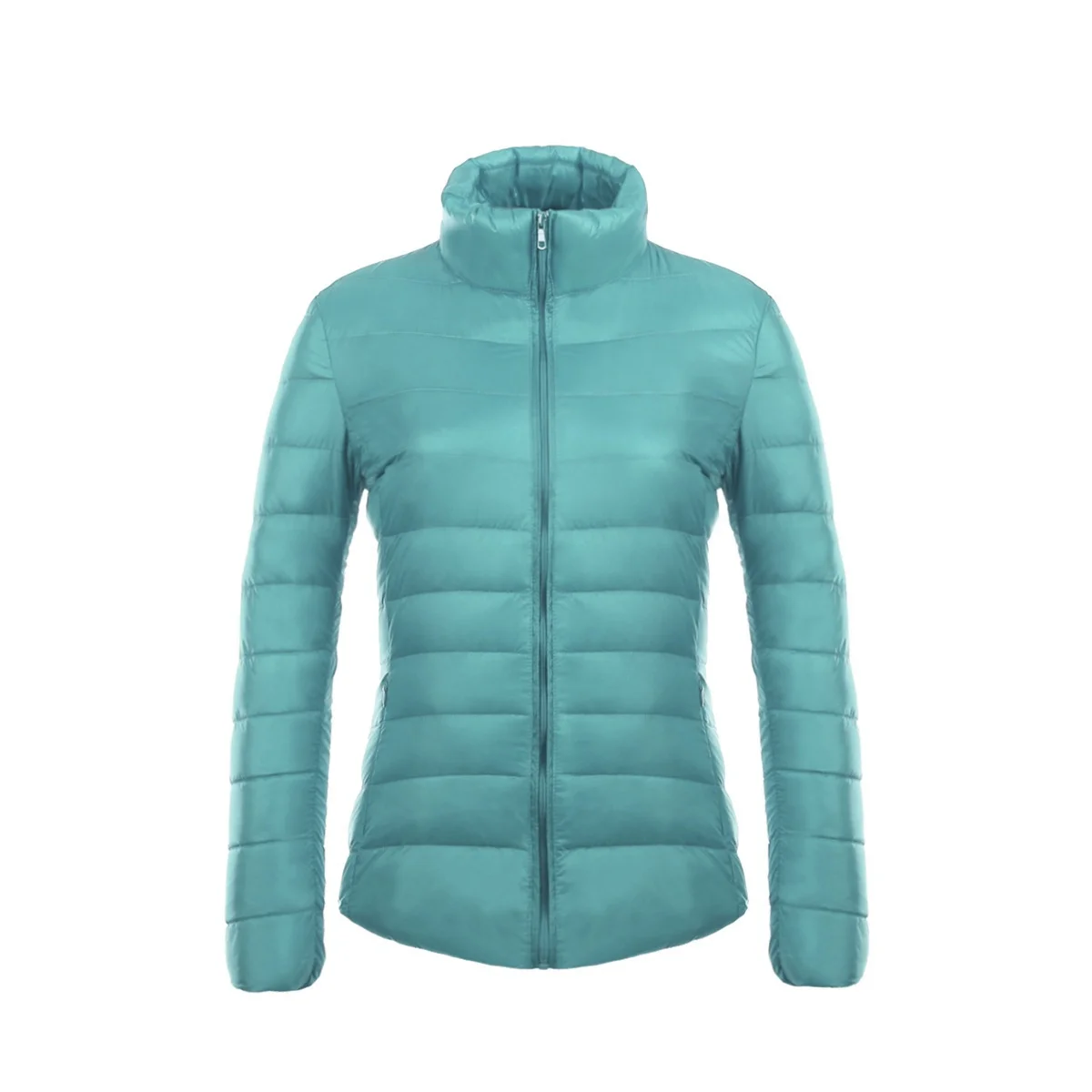 Новая 27 цветов весенняя куртка "Аляска" теплая ультра легкая куртка на утином пуху женская верхняя одежда тонкое однотонное пальто Женская парка - Цвет: light blue no hat