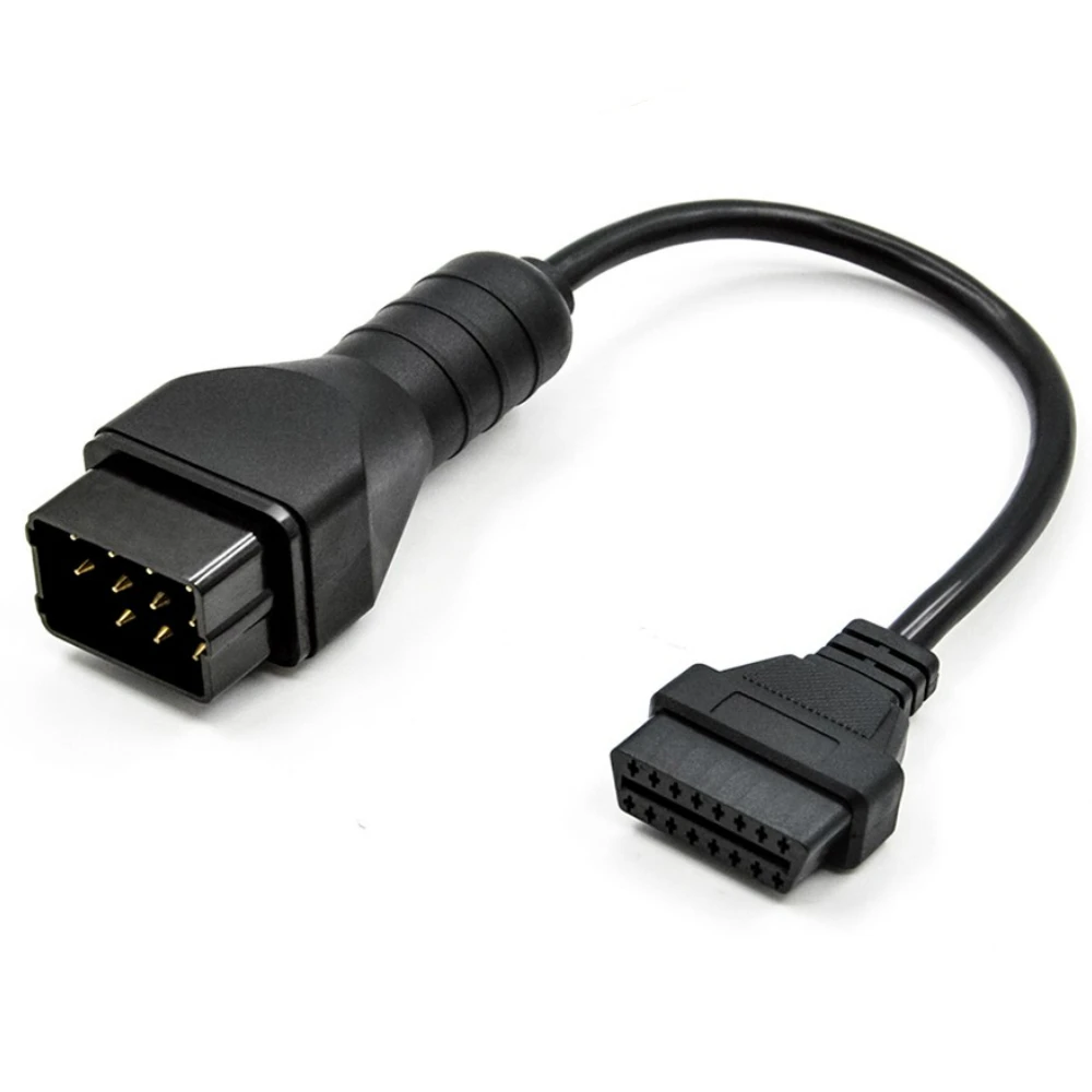 Для RENAULT 12Pin до 16Pin OBD Автомобильный Диагностический адаптер конвертер кабель obd-ii 2