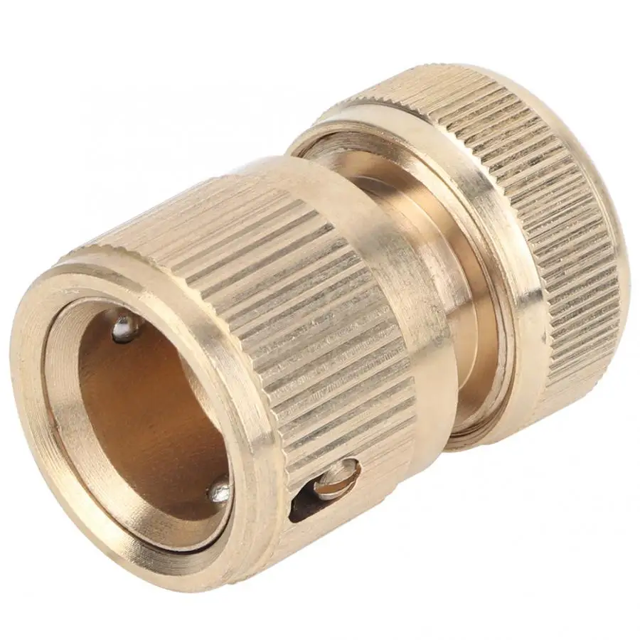 1//2/" Copper Solid Brass Connector Set Garden Kit Water Hose Lock Quick Connect