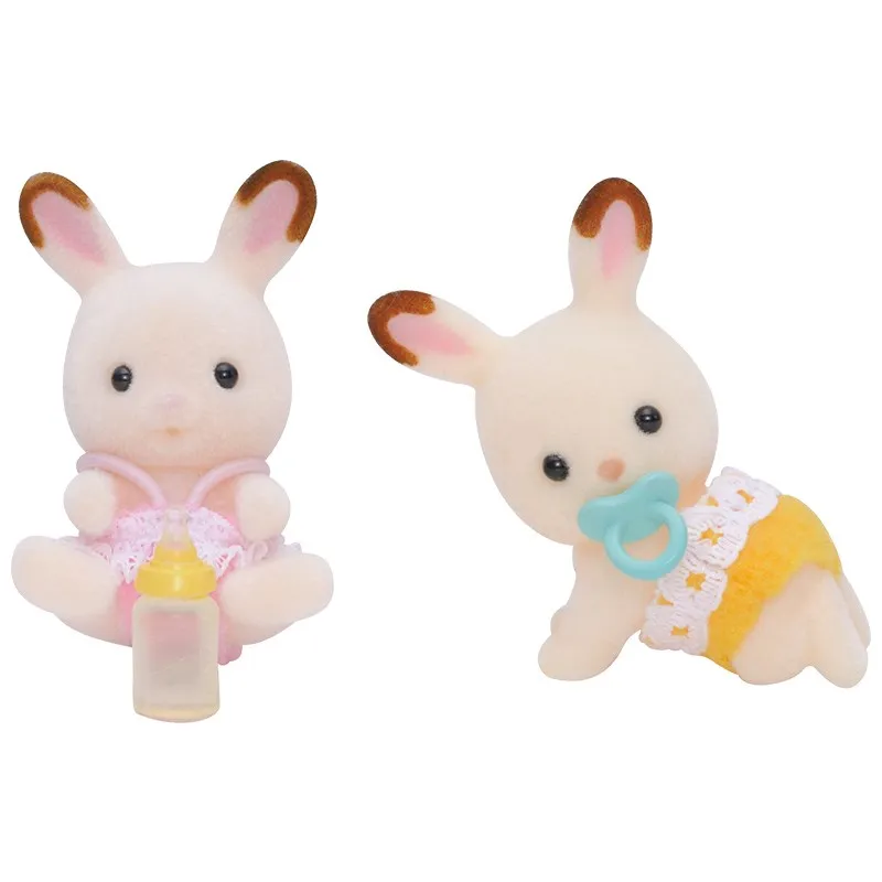 Sylvanian Families кролик и набор для фортепиано кукольный домик животное пушистые игрушки Фигурки девушка подарок 5202