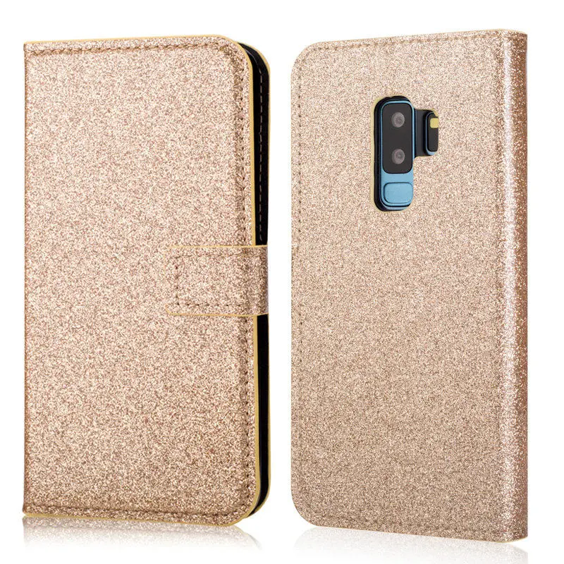 BELIAL Phone Cases for Samsung Galaxy S9 Plus Cover Glitter Wallet Leather Case for Samsung S8 S9 Plus Note 8 Case Flip Rainbow (5)