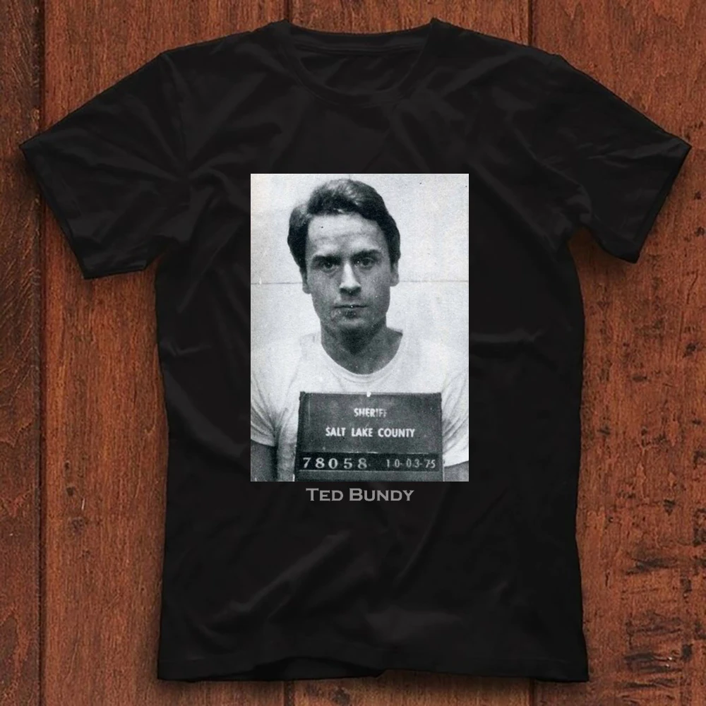 Футболка Ted Bundy Mugshot, серийный убийца