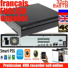 Spanish английский французский язык NVR608-32-4KS2 32 канала ультра 4 к H.265 сетевой видеорегистратор DH-NVR608-32-4KS2 32ch DVR