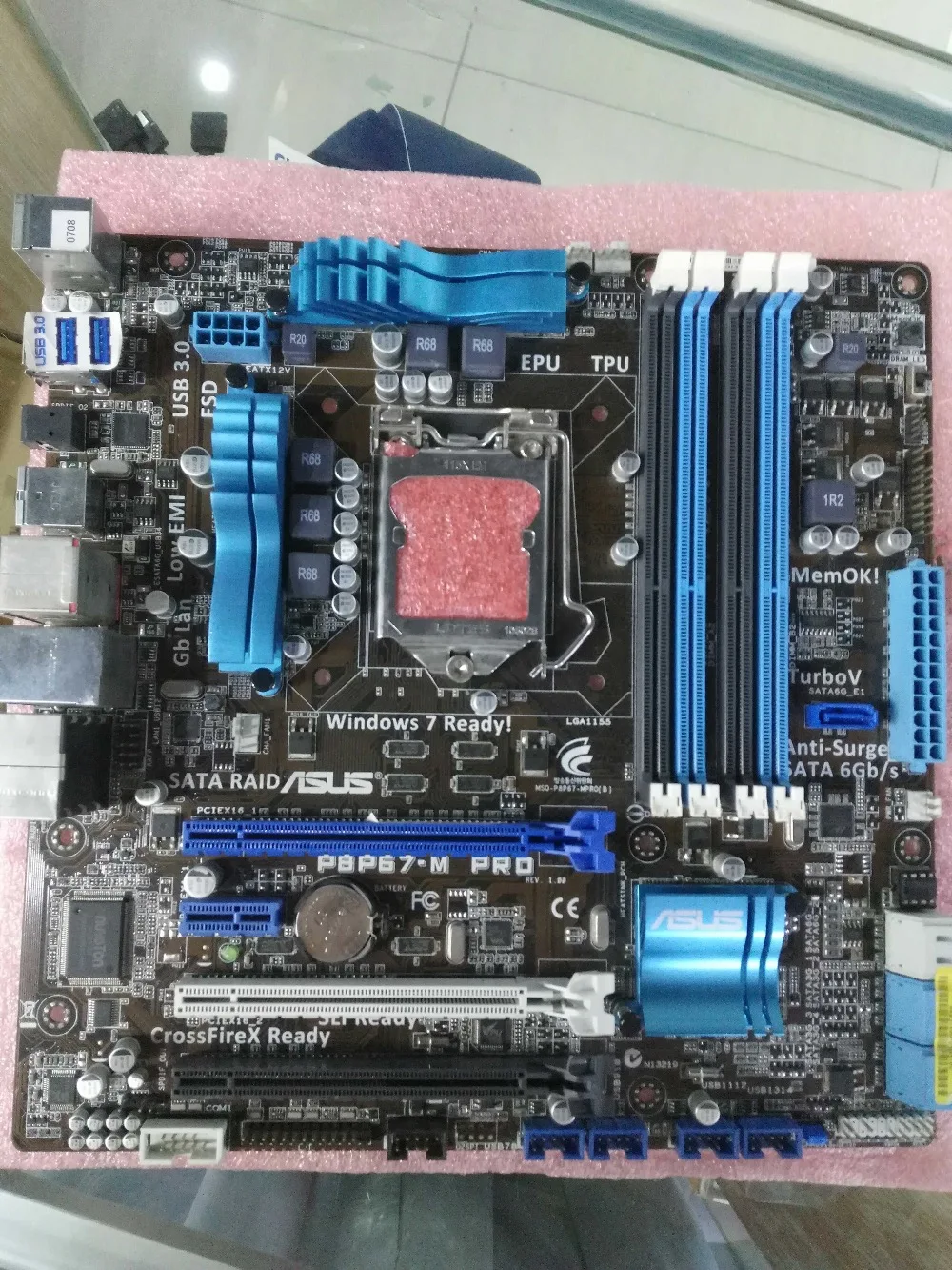 

Free shipping original motherboard for ASUS P8P67-M PRO LGA 1155 DDR3 USB2.0 USB3.0 32GB P67 Desktop motherboard