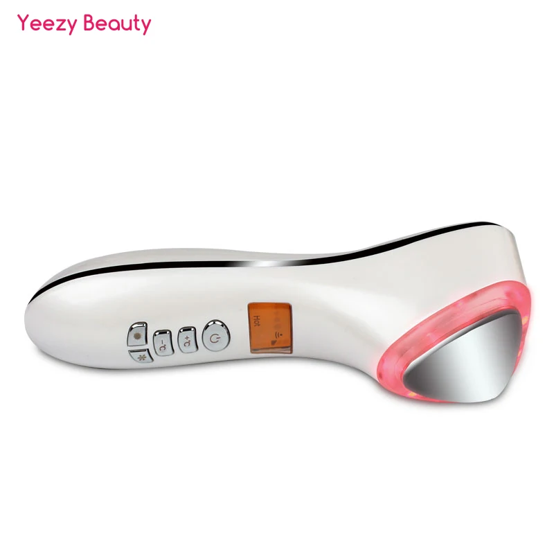 LED Hot Cold Hammer Ultrasonic Cryotherapy Facial Lifting Vibration Massager Face Body Skin Wrinkle Acne Removal Beauty Machine