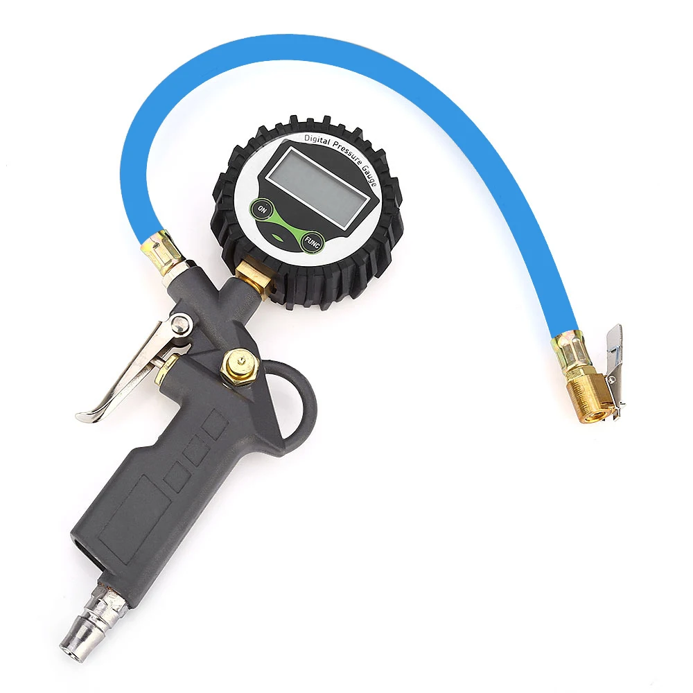 New Multifunctional Car Digital Tire Air Pressure Inflator Gauge Dial