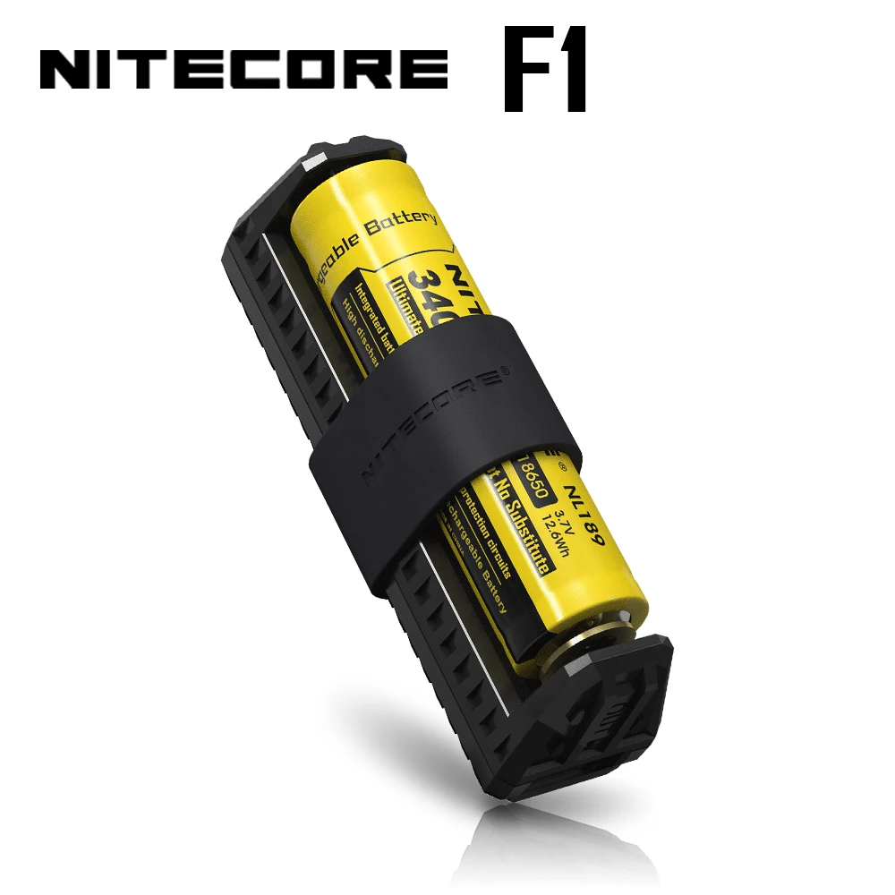1 قطعة NITECORE F2 مرنة البنك 2A الذكية ليثيوم أيون IMR 18650 بطارية 2 فتحات USB مصباح محمول شاحن موائم مصدر تيار