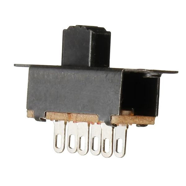 20pcs Black Mini Two Way SPDT 2P2T Slide Switch On-Off PCB DIY