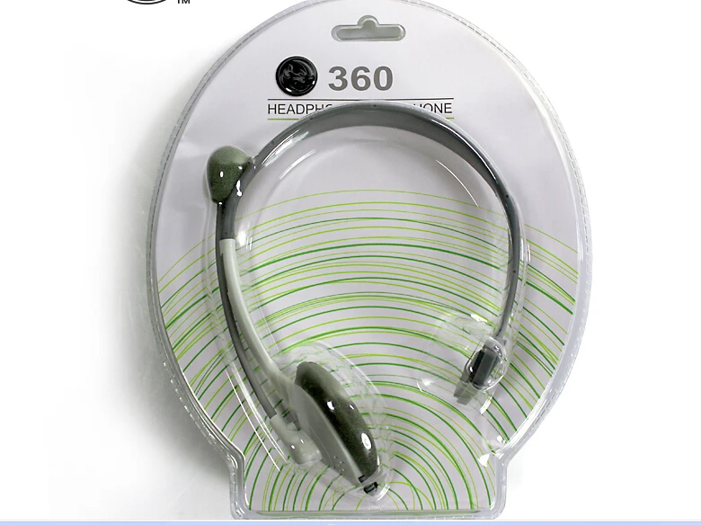 Game accessories with Compact designed wired headphones gaming headset earphone microphone for Xbox 360 all versions