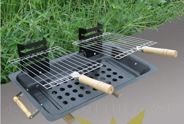 Grill Gaiabbq A74 1 Pcs Grills Double Adjule Height Of Barbecue Grill Gaiabbq A74 1 Pcs Grills Double Adjule Height Of Barbecue Camping Outdoor Charcoal
