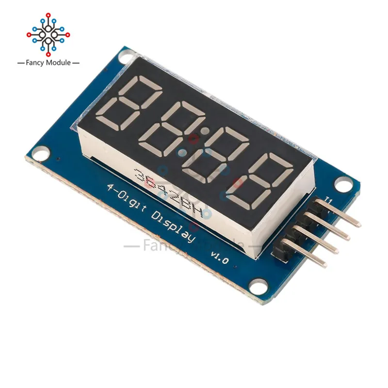 7 SEGMENTI Display a LED con Orologio TM1637 per Arduino Raspberry Pi 4 cifre