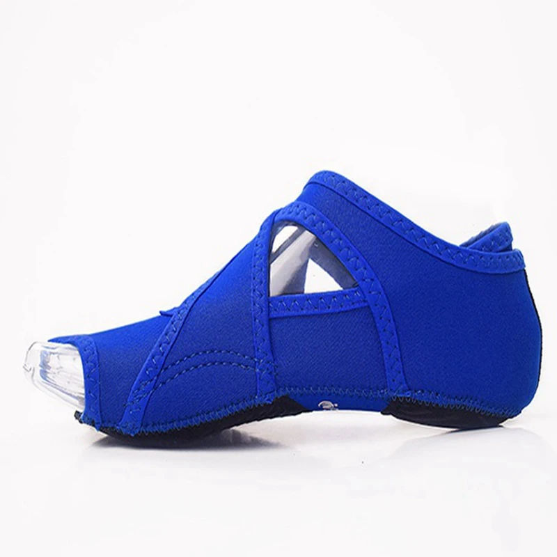 Женская обувь для пилатеса, йоги, фитнеса, тренировок, женские тонизирующие мягкие домашние кроссовки с открытым носком для танцев, здоровья, Нескользящие уличные упражнения для йоги - Цвет: Blue