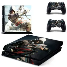 Homereally PS4 кожи Вашему вниманию Assassin'screed утвержден Стикеры черный для Sony Playstation 4 консоли и 2 контроллера кожи PS4 аксессуар