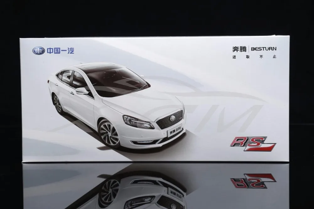Литье под давлением модель автомобиля Benteng Besturn B70 спортивные RS 1:18 (белый) +