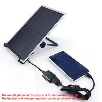 

3.5w6v solar panel charged 3.7V folding pack photovoltaic power generation diy 5v mobile phone charger