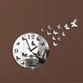 Новые акриловые 3d настенные часы diy часы reloj де сравнению современные diy наклейки кварцевые часы дизайн большой Декоративные Гостиная