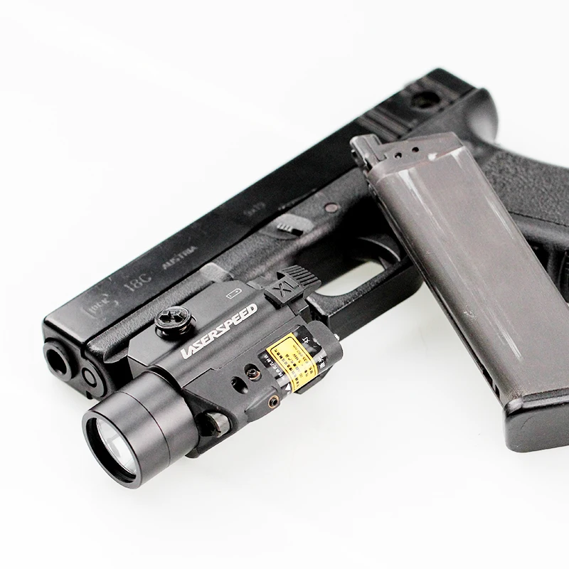 

Universal Rifle Glock 17 Laser Flashlight Picatinny Mira Laser Airsoft Air Guns Rifle Drop Ship Tactical Laser Sights For Guns