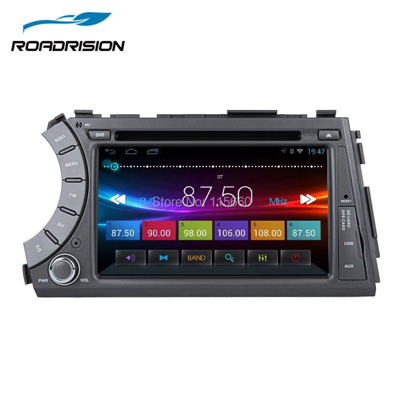 Автомобильный DVD плеер Roadrision Android 6 0 2din GPS для Ssangyong Actyon Kyron HD сенсорный экран Wi Fi