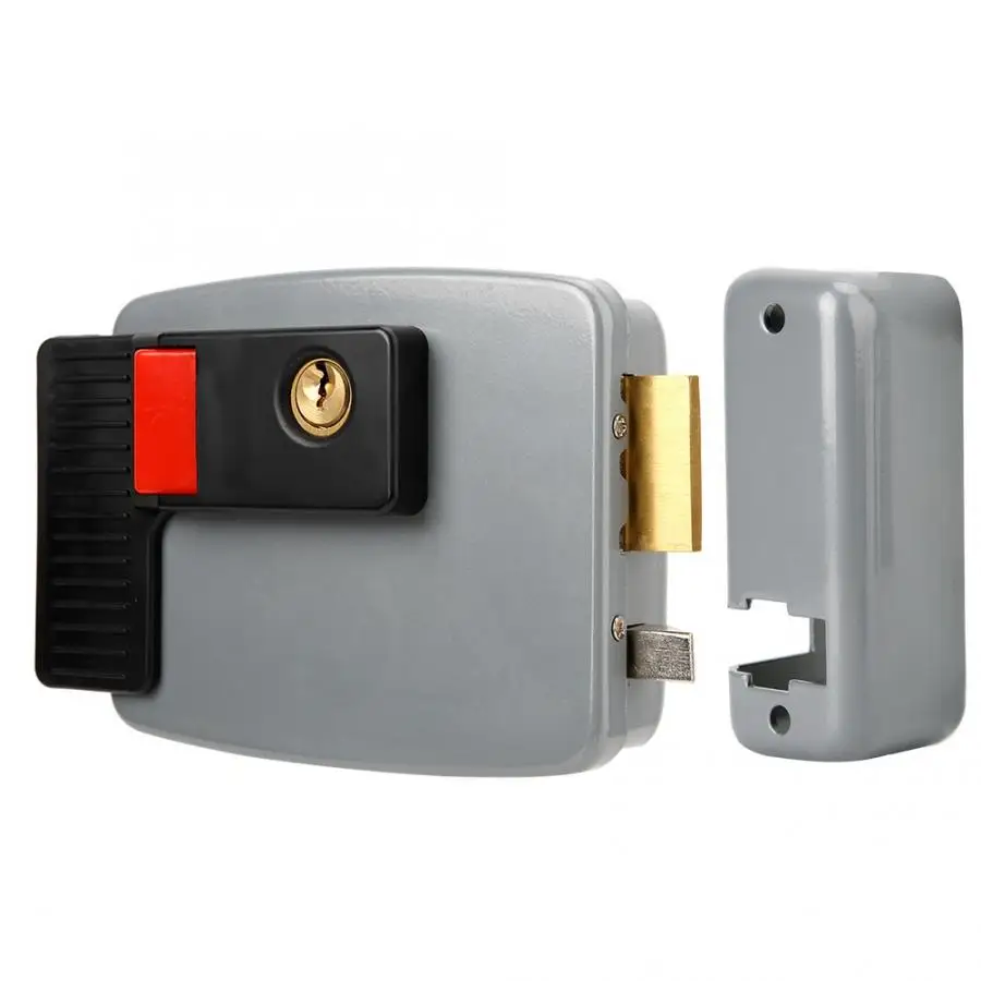 DC12V Electric Bolt Control Magnetic Door Cathode Lock for Home Video Intercom Door Bell Access Left