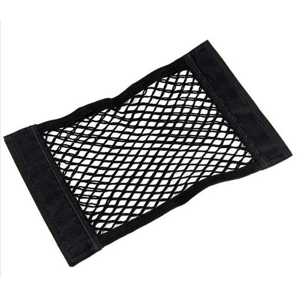 

Hot 1Pc Car Auto Back Rear Trunk Seat Elastic String Net Mesh Storage Bag Pocket Cages 18 Sept 5
