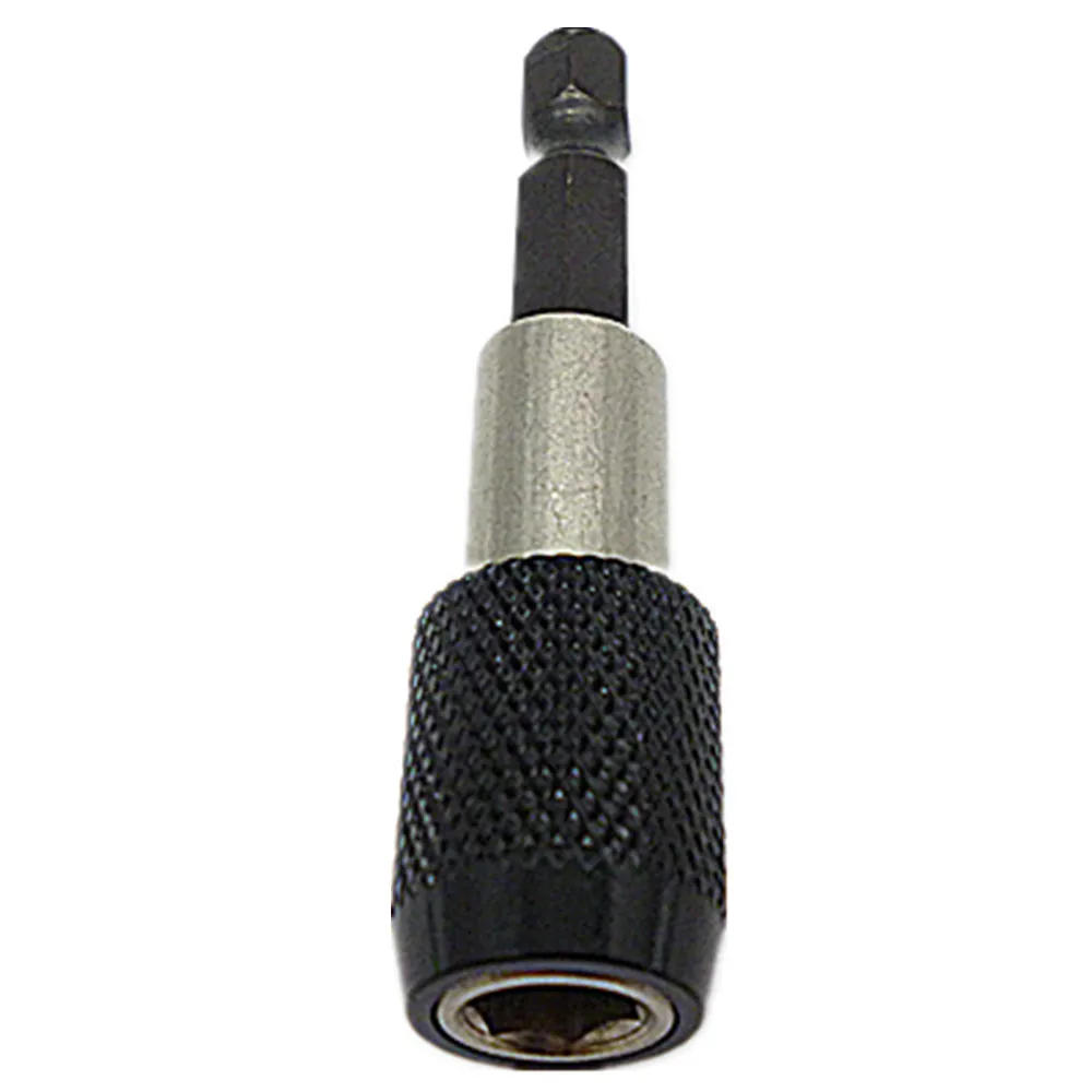 60mm Hex Shank Quick Release Screw Magnetic Drill Screwdriver Bit Holder