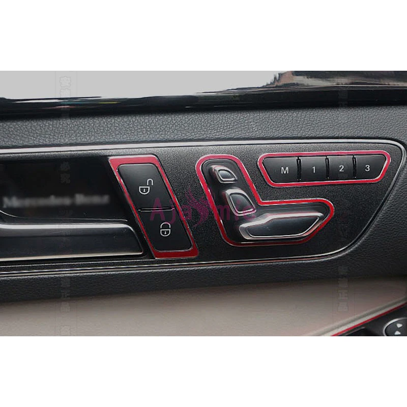 Хромированный чехол для Mercedes Benz E Class CLS ML GL GLE E260L GLK300 ML400|chrome buttons|benz echrome for car |