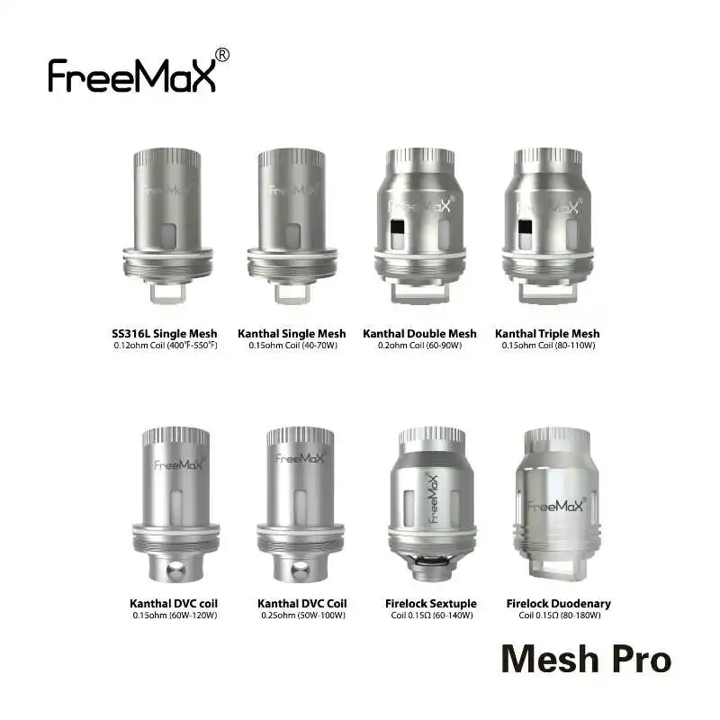 

3pcs/lot Freemax Mesh Pro Coil Electronic Cigarette Atomizer Replacement Core 0.15ohm 0.2ohm 0.12ohm Coils for mesh pro atomizer