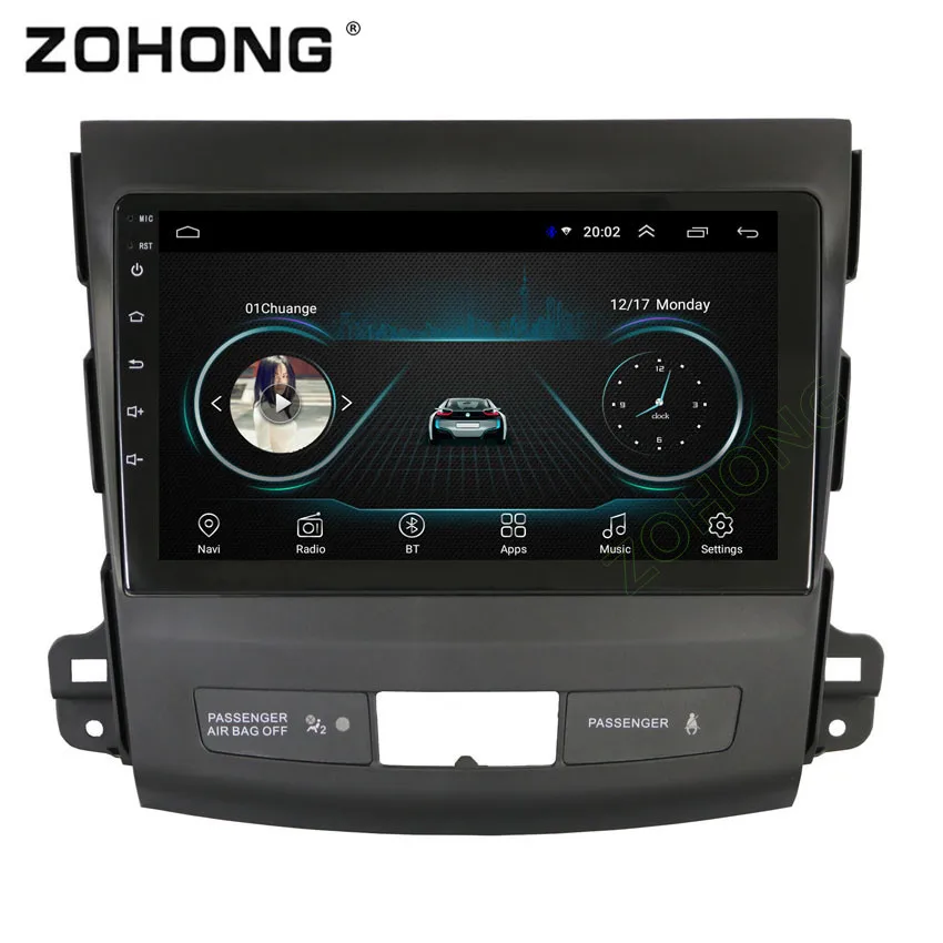 

2.5D 9inch Android8.1 Car DVD Player GPS For Mitsubishi Outlander 2005-2012 for Peugeot 4007 Navigation Multimedia Radio BT wifi