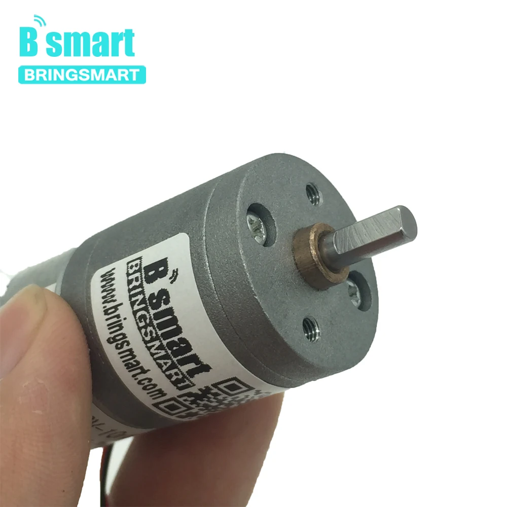 Bringsmart JGA25-300 Reduction Motor 5-1090rpm Low Speed Reducer 6v Micro Gearbox Motor DIY Model 3v DC Electric
