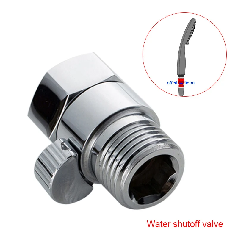 3 Way Shower Diverter Valve Handheld Shower Arm Diverter Splitter with