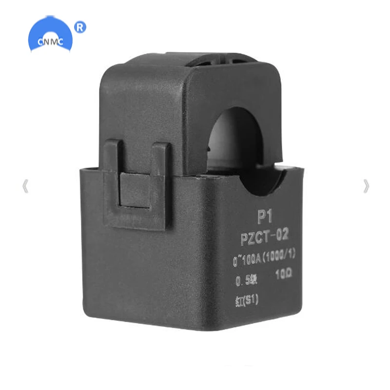 PZCT 02 раздельный ядро катушка трансформатора тока Датчик для 100A амперметра