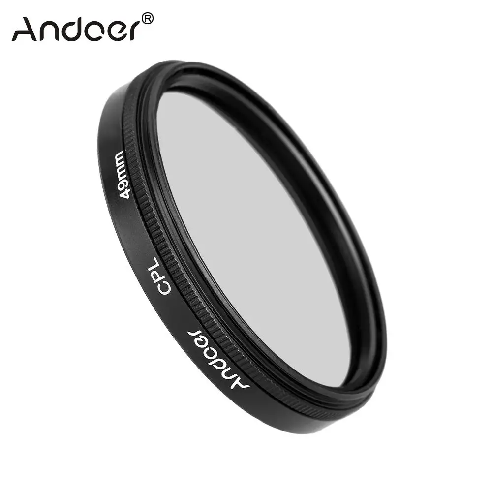 Andoer 49mm Digital Slim CPL Circular Polarizer Polarizing Glass Filter