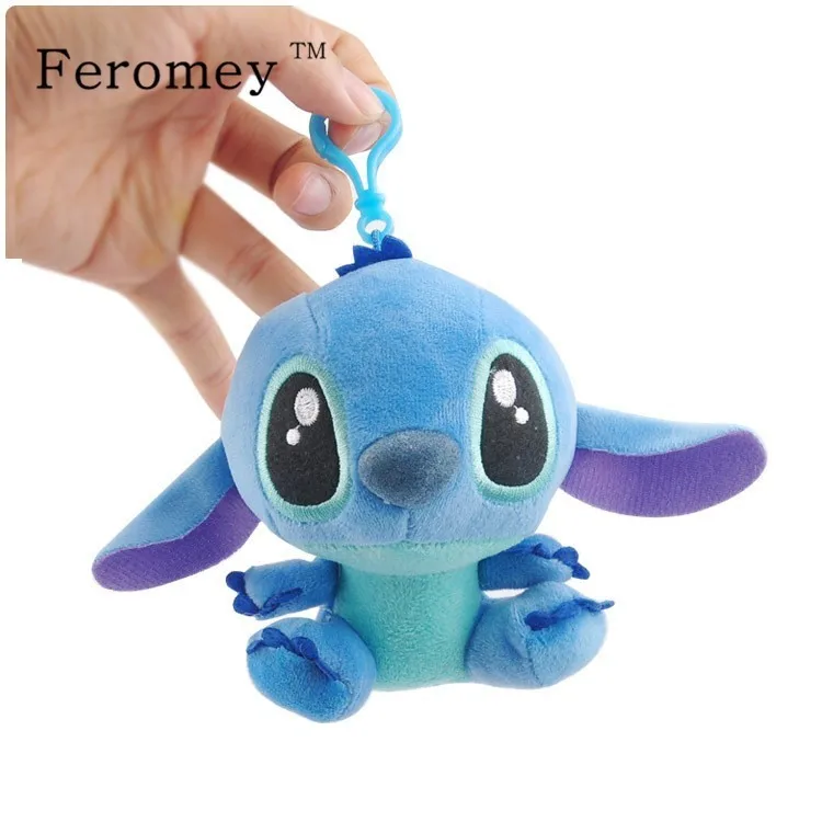 Mini Lilo Stitch Plush Doll Toys Cute Small Stich Pendant Keychain Soft