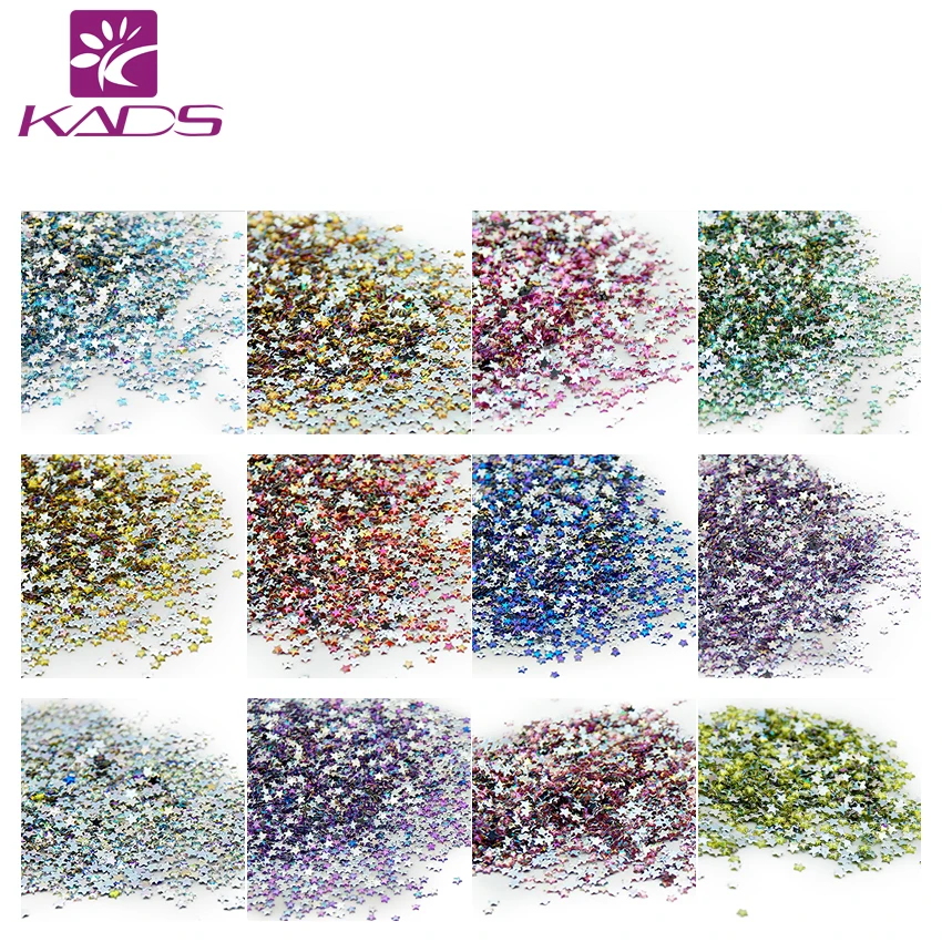 

KADS 500pcs/pack 3mm Star Rhinestone in 12 Popular Color,Changeable and High gloss for nail accessories for nail art rhinestone