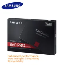 Samsung 860 Pro Внутренний твердотельный диск 256GB Ssd Sataiii Sata3 2,5 дюймов V-nand Endurance ноутбук Настольный ПК