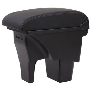 

For Suzuki VITARA box for armrest SUZUKI Vitara Punch-free central storage box Car interior armrest layer dual usb rechargeable