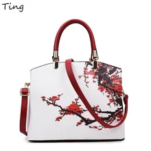 Female vintage designer flower handbags women high quality Famous Brands messenger bags bolsa bolsos mujer de marca famosa 2016