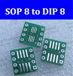 10 шт. SOP8 TSSOP8 к DIP8 interposer moudle печатной платы адаптер пластины