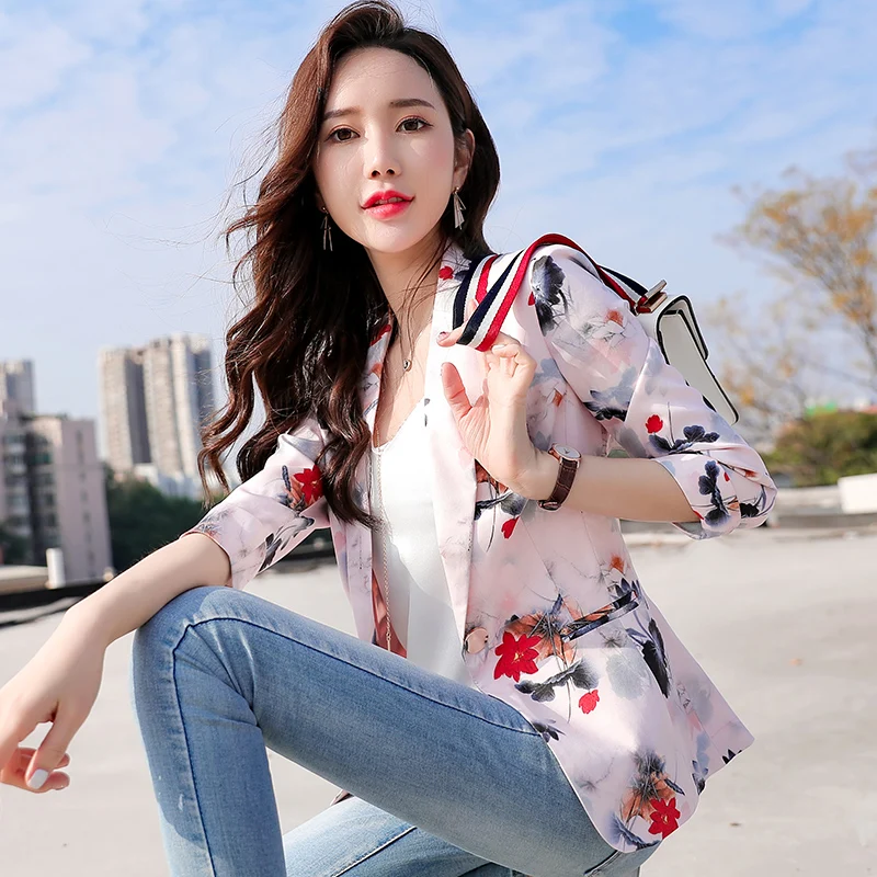 الجديدة عالية الجودة مكتب المرأة سترة أنيقة أزياء سيدة الحلل معطف الدعاوى الإناث عارضة نمط جاكيت بدلة زائد حجم 4XL