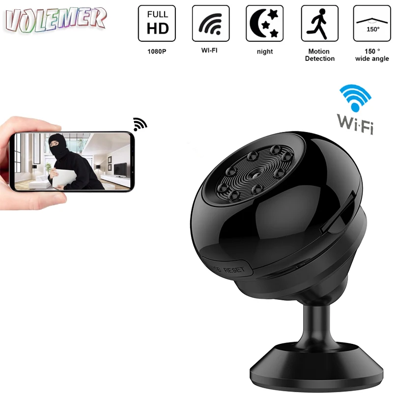 Volemer New Sq17 Mini Camera Wireless Wifi Hd 4K Home Security Video Cam 1080P Ir Night Vision Motion Detection Small Camcorder Volemer New Sq17 Mini Camera Wireless Wifi Hd 4K Home Security Video Cam 1080P Ir Night Vision Motion Detection Small Camcorder