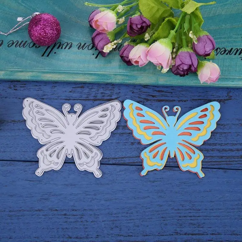 

3pcs Butterfly Carbon steel Cutting Dies Set Embossing Stencils for Scrapbooking/Photo Stamp DIY Craft Album Paper Card Gift
