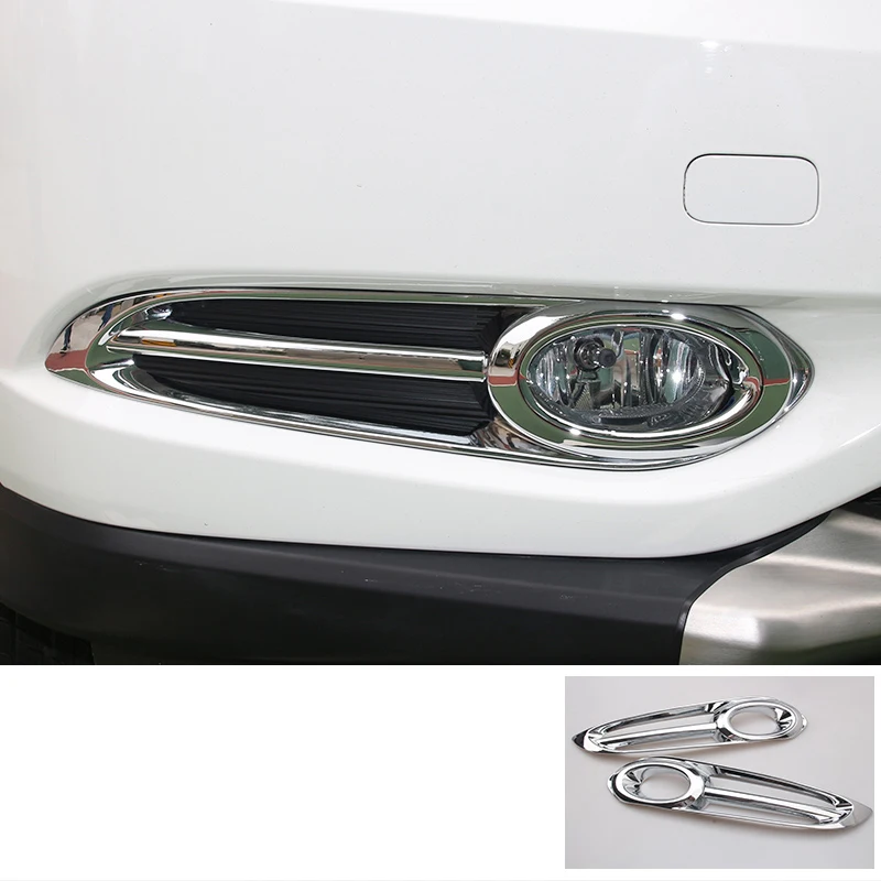 

For Honda HRV HR-V Vezel 2014 2015 2016 Car Front Fog Light Lamp Cover Trim Exterior Protective Decoration Auto accessories