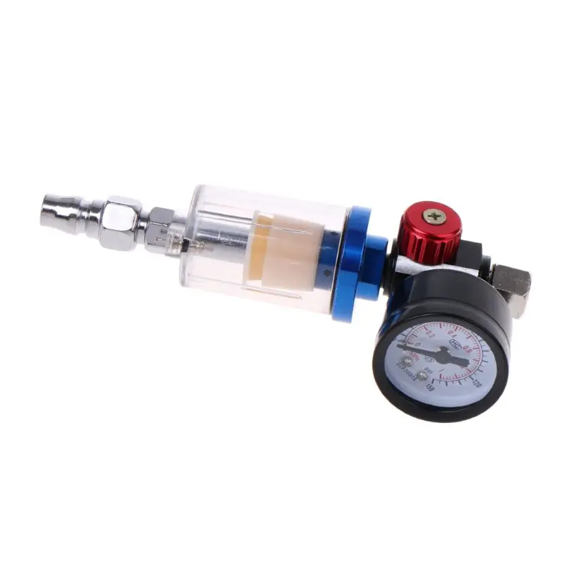 

Scratch Air Pressure Regulator Gauge Spray Gun & In-line Water Trap Filter Tool G03 Drop ship