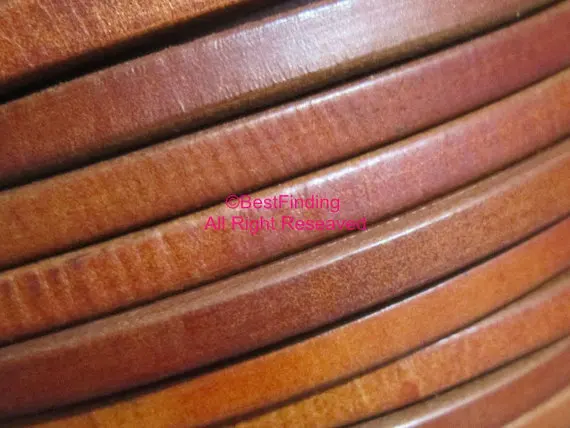 

10x6mm Camel licorice leather cord 10x6mm genuine licorice leather
