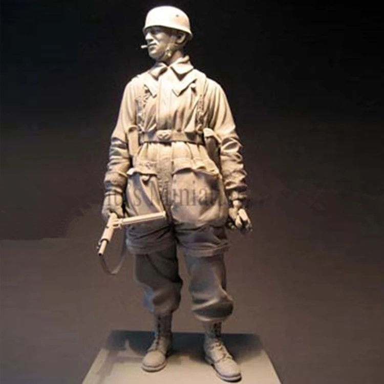 Набор солдат из 1/16 полимерных фигур 158 г неокрашенный и разобранный|resin kit|model kitresin