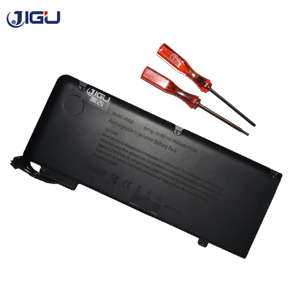 JIGU 10 95 V 55Wh A1322 Аккумулятор для ноутбука Apple MacBook Pro 13 &quotMB990LL/A MB991LL/A MC374LL/A A1278 MC700 |