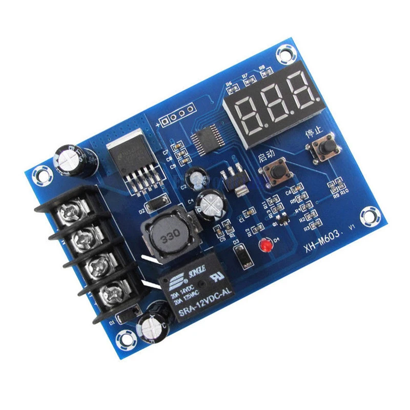 Контроль зарядки аккумулятора, плата защиты зарядки, переключатель защиты контроллера заряда для свинцово-кислотного аккумулятора DC12-24V