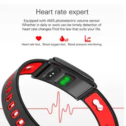 Лидер продаж Smart Band Приборы для измерения артериального давления крови кислородом сердечной Фитнес трекер умный Браслет IP67