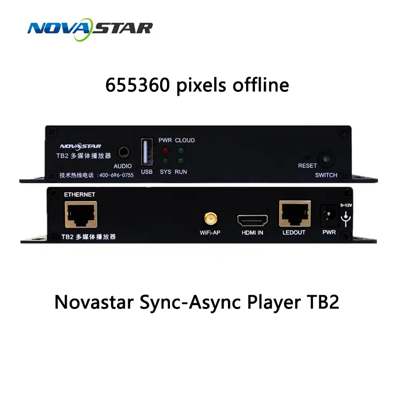 Novastar Таурус асинхронный Автономный плеер TB2 led Синхронизация async медиаплеер